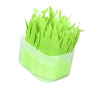 KiBcsLic Reptile Imitation Fiber Plants for Pond Water, No Power Supply Required, Simple Installation, Suitable for Bearded Dragons, Geckos, And Turtles, Green