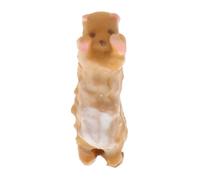 KiBcsLic Resin Tiny Sitting Squating People Figures Diorama 1:64 Scale Model Painted Miniture Scenes,High Degree of Delicacy, Hand-painted, Cat Brown