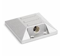 KiBcsLic Road Survey Reflector Low-Profile Total Station Reflector Fixed-Mount Surveying Equipment for Surveyors, Civil Engineers, Square MP112