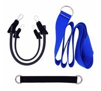 KiBcsLic Rotation Training Belt Portable Golf Swing Improves Clubhead Fast-Paced Golf Swing Rope for Range, Blue