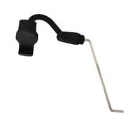 KiBcsLic Saxophone Phone Holder, Marschleier for Saxophone, Replaces Instrument Accessories, Music Clip, Saxophone Music Holder for Gigs, Concerts, argent