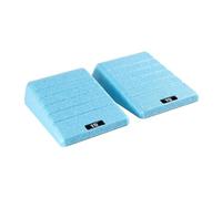 KiBcsLic Set of 2 Squat Wedge Blocks for Heel Lifting And Balance Training, Blue