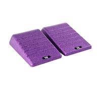 KiBcsLic Set of 2 Squat Wedge Blocks for Heel Lifting And Balance Training, Purple