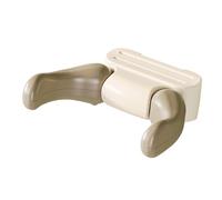 KiBcsLic Shower Stand with Stable Support, Wall Mount, Foldable, Adjustable, Smooth Handle, Strong Fixation, Easy Cleaning, and Portable Design for B, Khaki