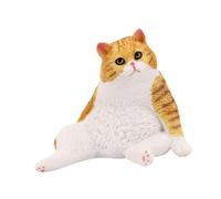 KiBcsLic Simulation Kitten Sculpture As A Gift for Children on Special Occasions, yellow