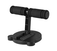 KiBcsLic Sit-up Bar, Abdominal Training, Fitness Training Equipment, Foldable, for Office, Home, Gym, Assistant, Device, Portable Foot Holder, Black Cute Ears