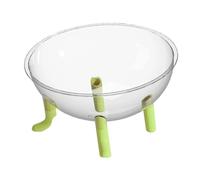 KiBcsLic Space Capsule Acrylic Cat Bed Toy Sturdy Activity Center Practical Easy to Clean Versatile Gift Ornament Nest Sleeping Bed, Green
