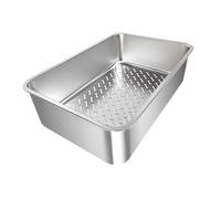 KiBcsLic Splashproof Cat Litter Box Designed for Easy Cleaning, A