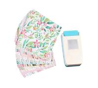 KiBcsLic Stamp Edge Paper Punch, Corner Cutter, Scrapbooking Accessories, Lever Mechanism, square