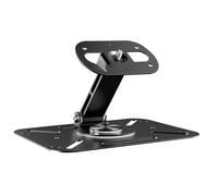 KiBcsLic Stand 1/4inch Screw No Slip Foldable Rotating Base Desktop Wall Ceiling Mount Holder for Home Theater, Black