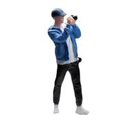 KiBcsLic Standing Figure Model 1:64 Gift Idea for Dining Room and Office, Photographing Boy