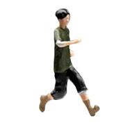 KiBcsLic Standing Figure Model 1:64 Gift Idea for Dining Room and Office, Running Boy