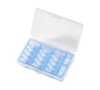 KiBcsLic Storage Box, Rectangular, Portable, Professional, Practical, Easy to Use, Holder, Blue