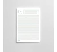 KiBcsLic Student Exercise Paper Writing Pad Notebook with Lined Blank and Practice Formats Smooth Paper for Notes and Assignments A4 Dimensions for Schoolwork Suitable for Students Homework Study