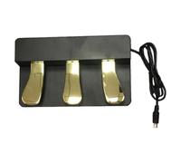 KiBcsLic Sustain Pedal, Piano Pedal, Musical Instrument Accessory, Lightweight, Compact for Performance Training Exercises, with Lid