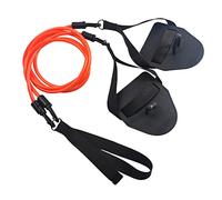 KiBcsLic Swimming Arm Resistance Bands Exercise Bands Stretching with Hand Paddle Elastic Band for Gym Men's Training Triathletes, Red