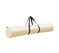 KiBcsLic Tent Pole Container Portable Tripod Carrying Case Oxford Storage Bag Foldable Canopy Rod Duffle Bag with Zipper Suitable for Camping Hiking Outdoor, 19cm beige
