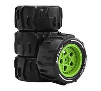 KiBcsLic Tire Changing Kit with Easy Assembly, Spare Part, DIY Accessory for 1/18 Granite, Green