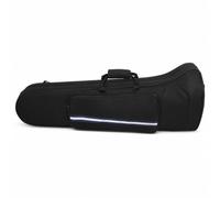 KiBcsLic Trombones Bag with Backpack Straps Padded Trombones Bag Waterproof for Students, Artists, Travel, Rehearsals, Music School
