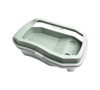 KiBcsLic Turtle Aquarium Turtle Breeding Tank with Basking Detachable Prevent From Escaping Turtle Habitat Reptile Tank for Lizards Crayfish, Green