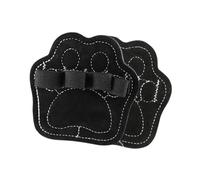 KiBcsLic Two Pieces Weight Lifting Grip Pads Gym Hand Grips for Deadlifting Activities, Black