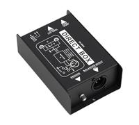 KiBcsLic Unit Professional DI Box Audio Box with High Impedance 6.35mm Input Suitable for Beginners, Professionals, And Engineers, Mono