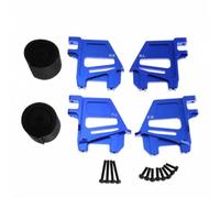 KiBcsLic Vehicle Mounting Strap Mounting Plate Kit Holder Base Bracket Lightweight aluminum alloy build with labeled plates and cutouts for easy positioning suitable for 1/5 6S 8S trucks and, Blue