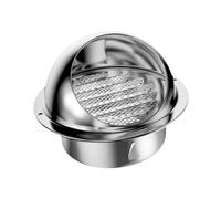 KiBcsLic Vent Cover Stainless Steel Weatherproof Multi-Purpose Accessory Convenient Easy to Install Vent Cap in Fine Mesh, 80mm