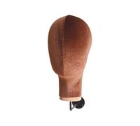 KiBcsLic Wall-Mounted Mannequin Head for Wig Storage, Hat Holder for Home And Shopping Mall, Brown