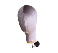 KiBcsLic Wall-Mounted Mannequin Head for Wig Storage, Hat Holder for Home And Shopping Mall, Gray