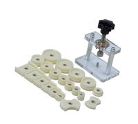 KiBcsLic Watch Press Tool Set, Watch Back Closer Close Snap Off Repair Kit with Fitting Dies, for Closing The Cover, Bench Tool, White