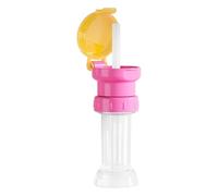 KiBcsLic Water Bottle Tube Cap Twist Lid Cute Replacement Easy to Use for Kids Spillproof, Red Yellow