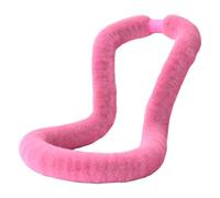 KiBcsLic Weighted Exercise Hoop with Soft Spring, And Comfortable Design for The Waist, Ideal for Indoor And Outdoor Training, Pink 2.5kg