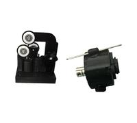 KiBcsLic Winding Tool for Fishing Poles with Three Jaw Chuck Axis Stand, for 0 to 18mm Rod