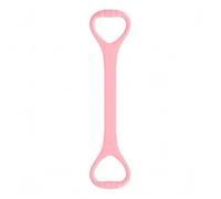 KiBcsLic Women Stretching Band silicone resistance strap stretch band with ergonomic loops textured grip single piece body suitable for office stretching travel fitness, Pink