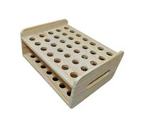 KiBcsLic Wood Scissors Holder Display Stand Desktop Organizer Scissors Storage Rack Hair Shear Shelf for Art Rooms Shop Countertop