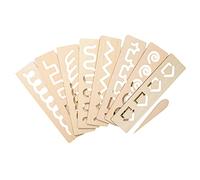 KiBcsLic Wooden Drawing Board for Learning Preliminary Exercises for Learning to Write for Homeschooling, Geometric Patterns