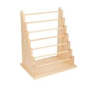 KiBcsLic Wooden Ribbon Organizer Bracelet Holder for Bow Making Supplies Flower Store