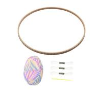 KiBcsLic Wooden Weaving Loom Set, DIY Weaving Tools, Weaving Loom Kit Improves Coordination, Parentchild, Looms Frame, Manual Knitting Machine, Purple White