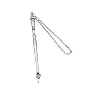 KiBcsLic Yad Pointer, Bible Pointer, Hand Pointer for Bible Reading, Suitable for Women and Men, Ideal for Reading The Scroll in Country House Style, Silver Onion Head