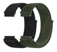 KIBDSNG Nylon 22mm Watch Strap Compatible with Garmin Venu 4 45mm/Venu 3/Venu 2/Vivoactive 4 45mm/Forerunner 255/265,Adjustable Sport Band for Samsung Galaxy Watch 46mm/3 45mm/Gear S3 Classic/Frontier