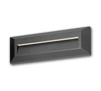 KIBO-V Rectangular LED Base Light Anthracite 230 V - 1 W 80 lm 4000 K Neutral White - IP65 Linear Outdoor & Facade Light