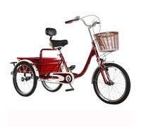 KIBONCY 31 Inch Adult Tricycle, 3 Wheel Bikes, Large Seat With Backrest Trike, for Adults With Front & Rear Baskets, for Seniors Women Men Outdoor B