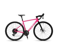 KIBONCY 700C Road Bike, 13 Speeds Bikes Urban City Commuter Bicycle With Hydraulic Disc Brake for Men Women Adult Comfortable Bicycle Pink-S