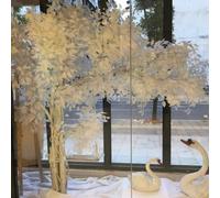 KIBONCY Artificial Cherry Blossom Trees,Large Plant Wishing Tree,Simulation Peach For Home Festival Party Christmas - Indoor And Outdoor Use(4m)