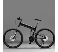KIBONCY Foldable Mountain Bike, 30-Speed Portable Lightweight Off-Road Bicycle for Adults (Men & Women)(E,26-inch)