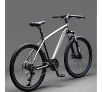 KIBONCY Folding Mountain Bike, 24-Speed Portable, Lightweight, and Geared Off-Road Bicycle, All-Terrain Suspension Front Fork - Designed for Adult Racing(D,26-inch)
