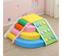 KIBONCY Toddler Climbing Blocks，Climbing Toys for Toddlers, Indoor Soft Play Set, for , Crawling Foam Playset(F)