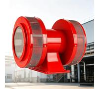 Kiboom Two-Way Motor Spiral Wind Alarm, Industrial Electrical Alarm Horn | 180Db High-Decibel Sound Emission, Wide-Range Audible Warning, for Mine Safety Alert