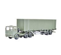 Kibri 18068 German Military Man 3-achs Tractor With 40‘ Container